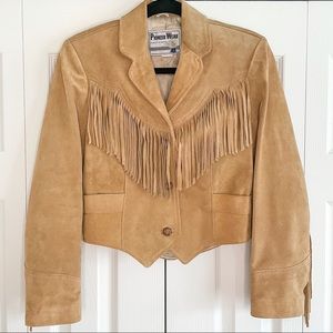 Pioneer Wear | Vintage Leather Suede Fringe Jacket
